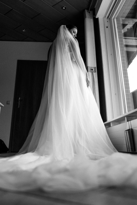 Real Bride und Bräutigam - Marie Amour Braut