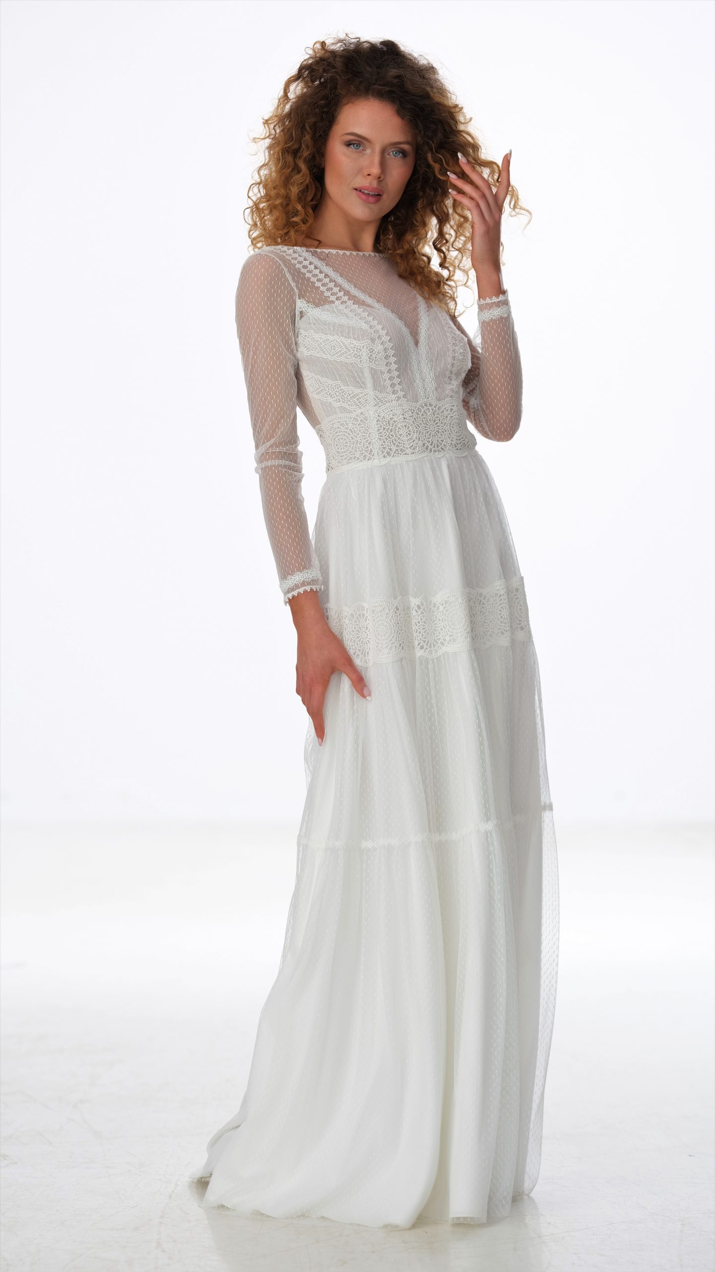 Boho Brautkleid Rose