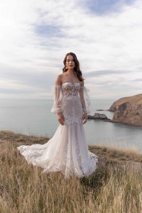 Romantisches Brautkleid im Meerjungfrauenstil