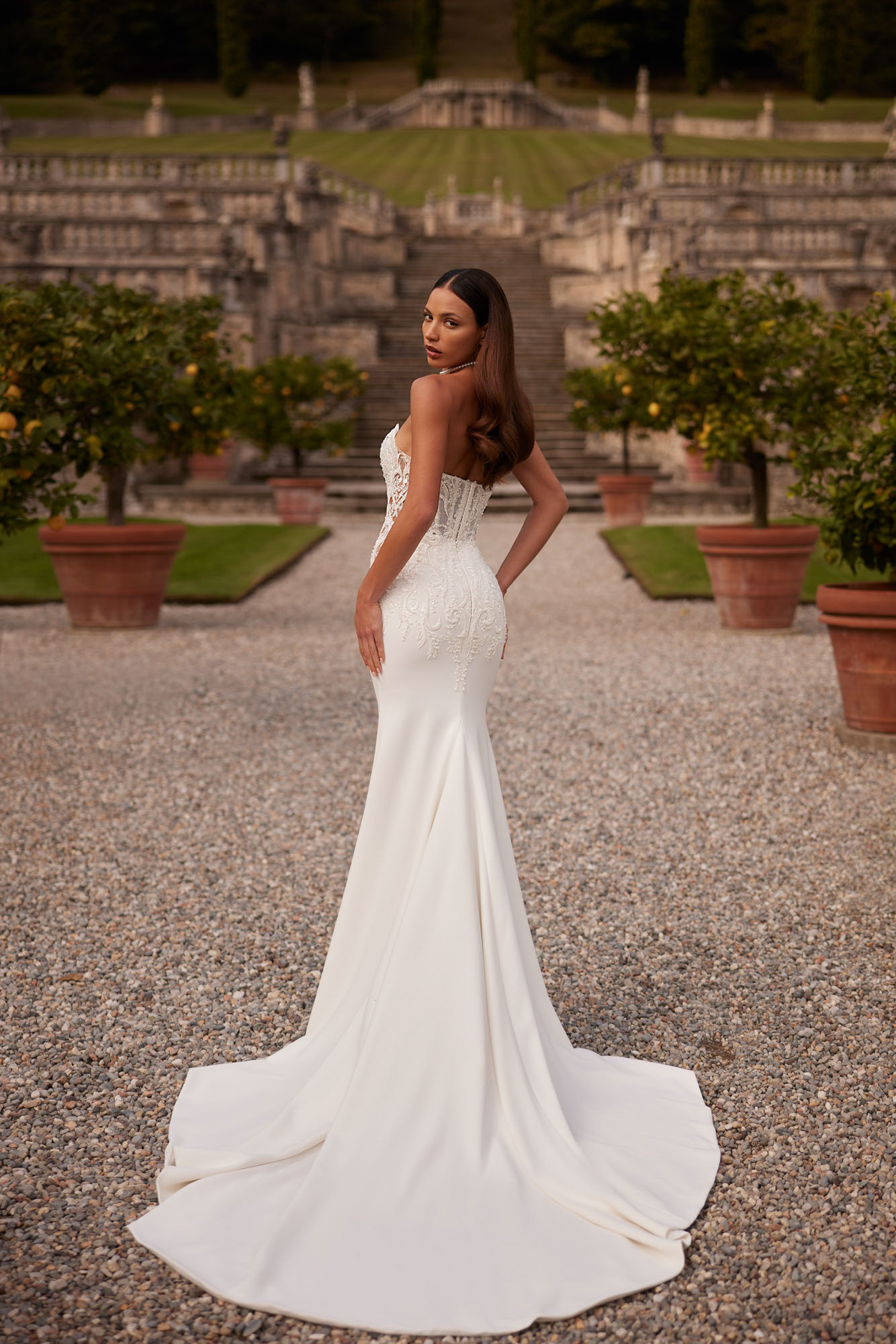 Marcelline – Fit and Flare Corsagenkleid mit Herzausschnitt