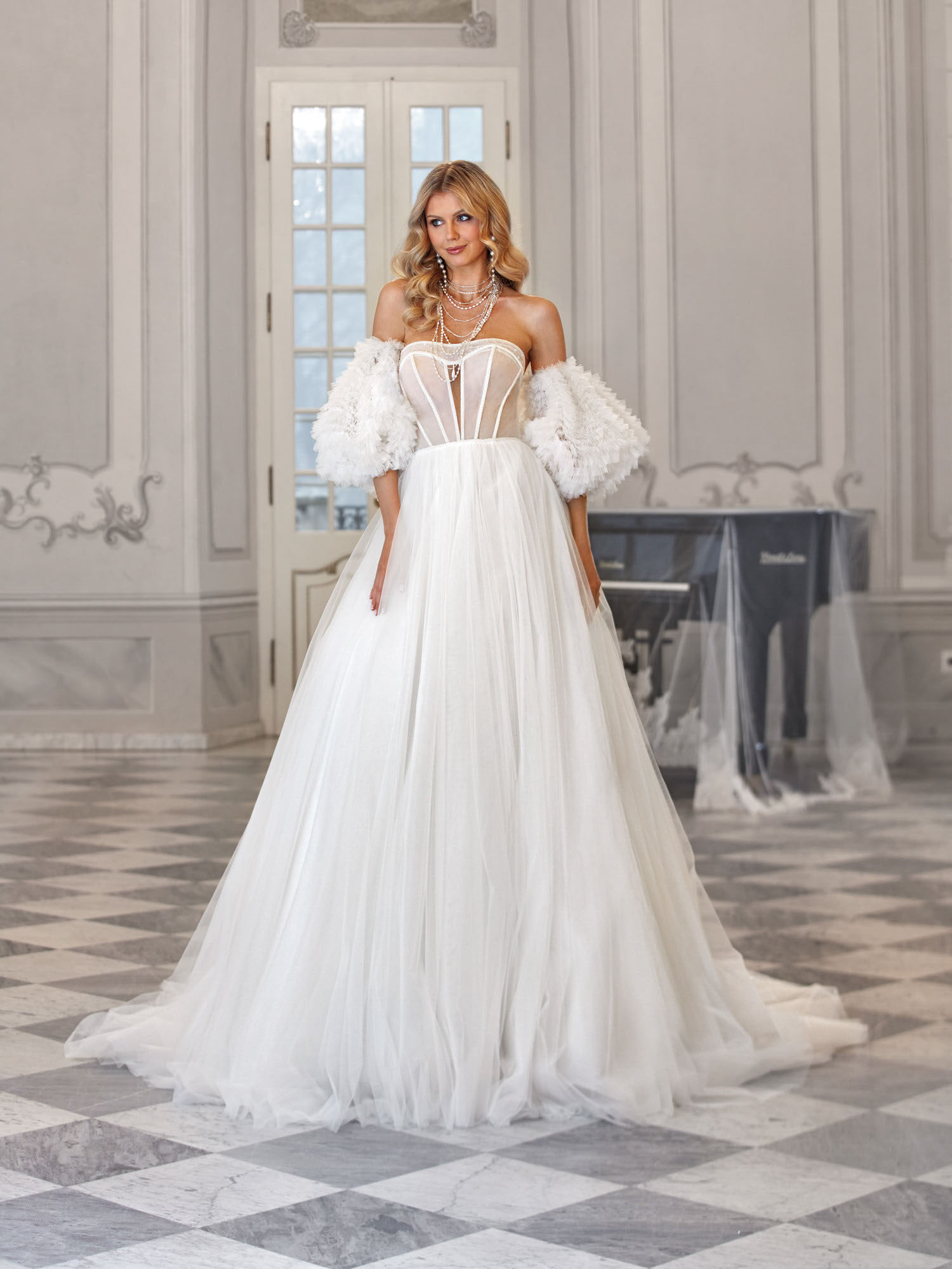 Patience Prinzessinnen Brautkleid – modern & clean