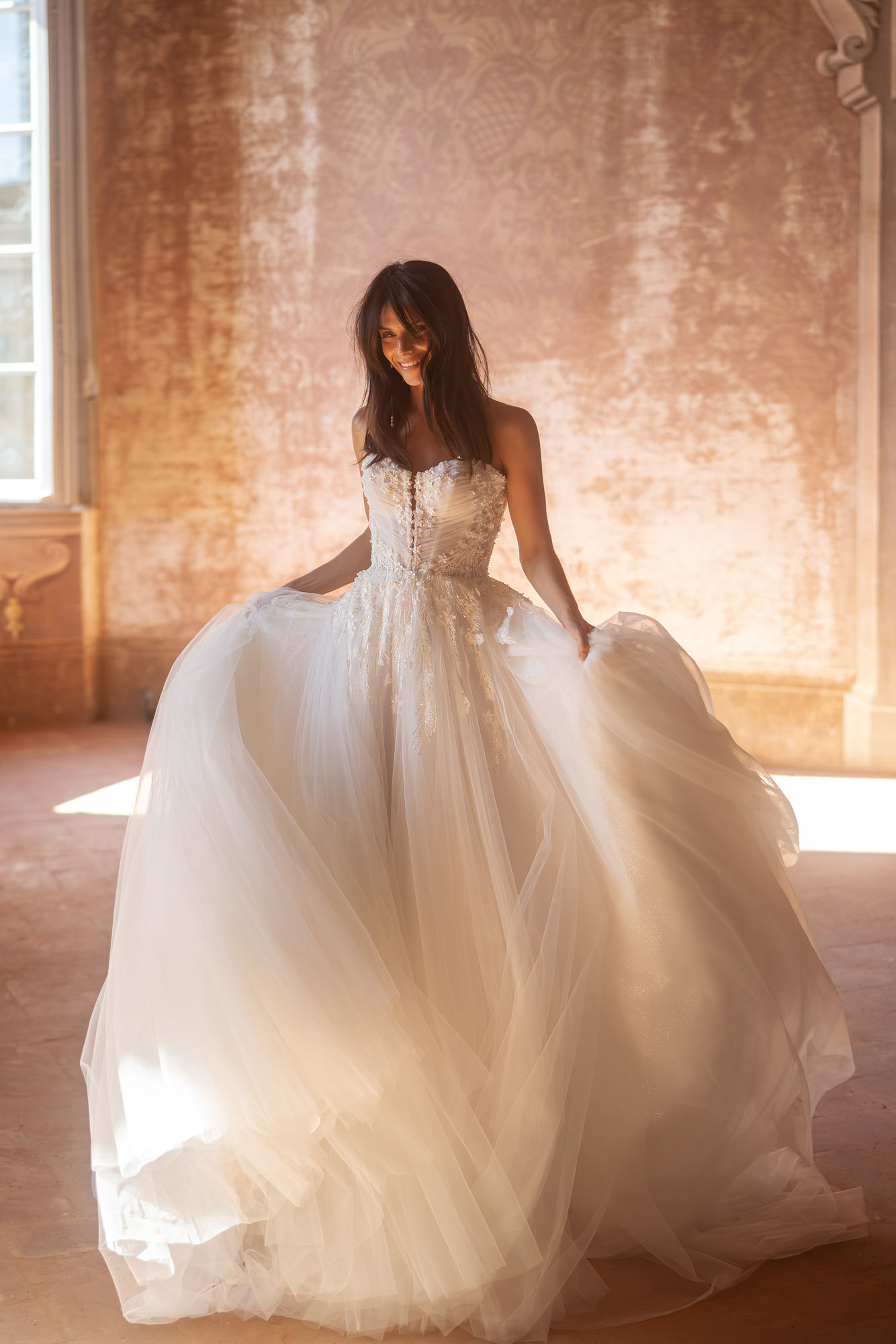 Daniela – 3D-Blüten trifft moderne Eleganz und Romantik