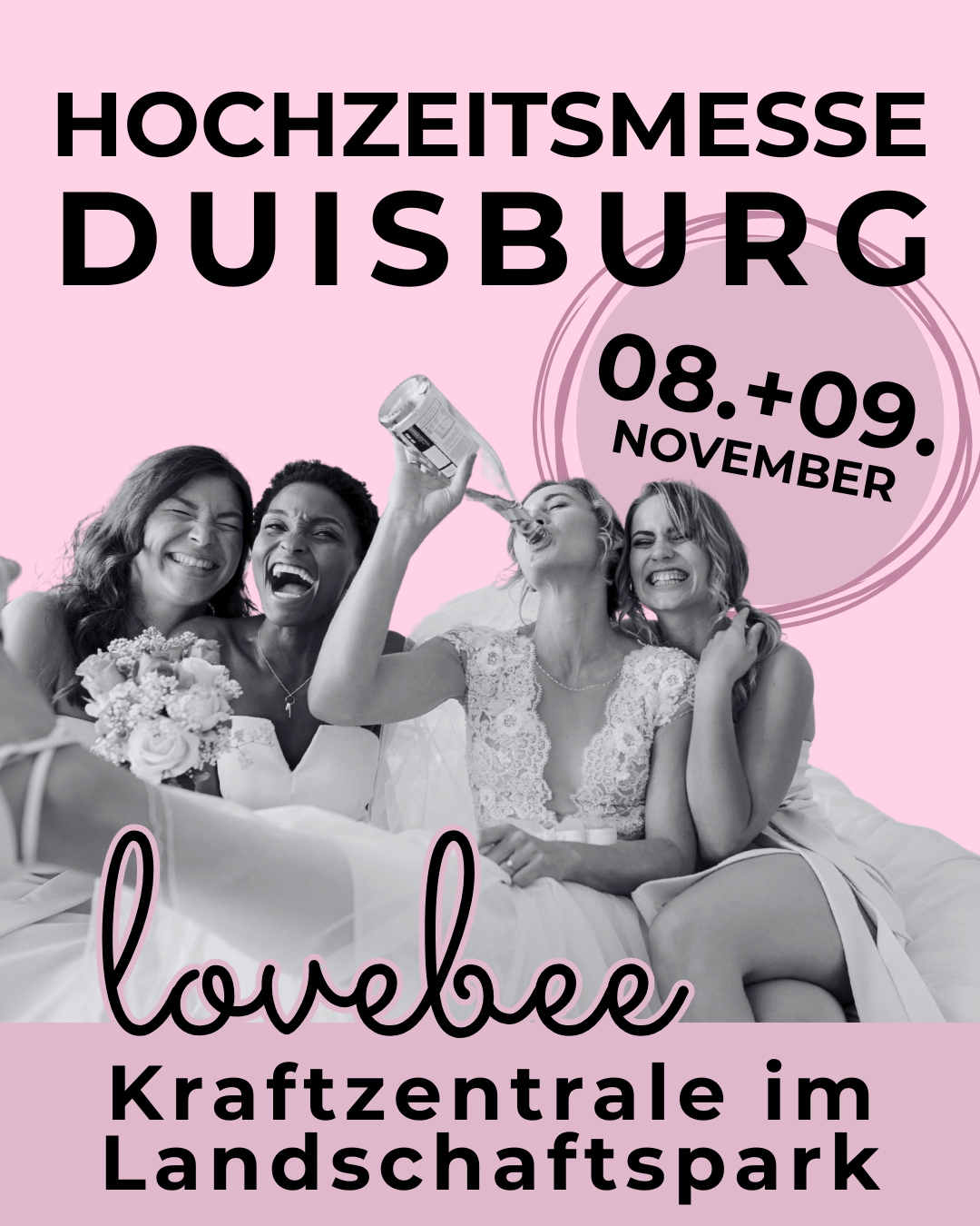 Marie Amour auf der Lovebee Hochzeitsmesse im Landschaftspark Duisburg-Nord | Brautkleider 2026 entdecken