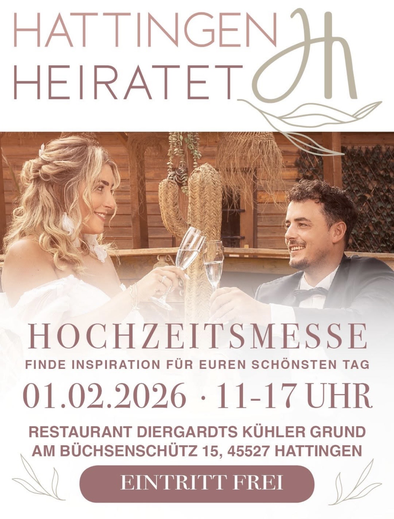 Hochzeitsmesse Hattingen heiratet in der Hochzeitslocation Diergards Kühlen Grund