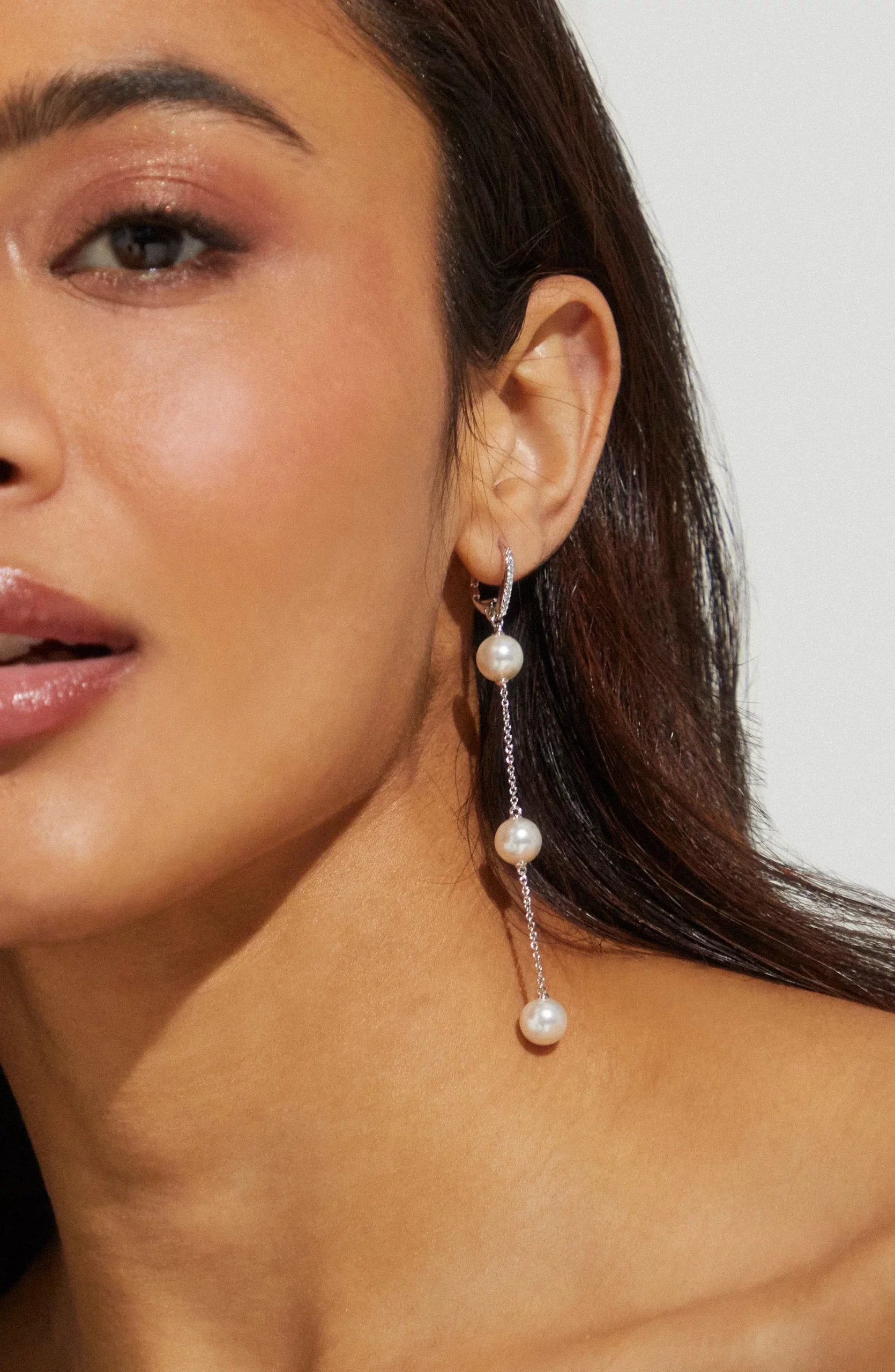 Braut Ohrringe Perlen Silber – DOT