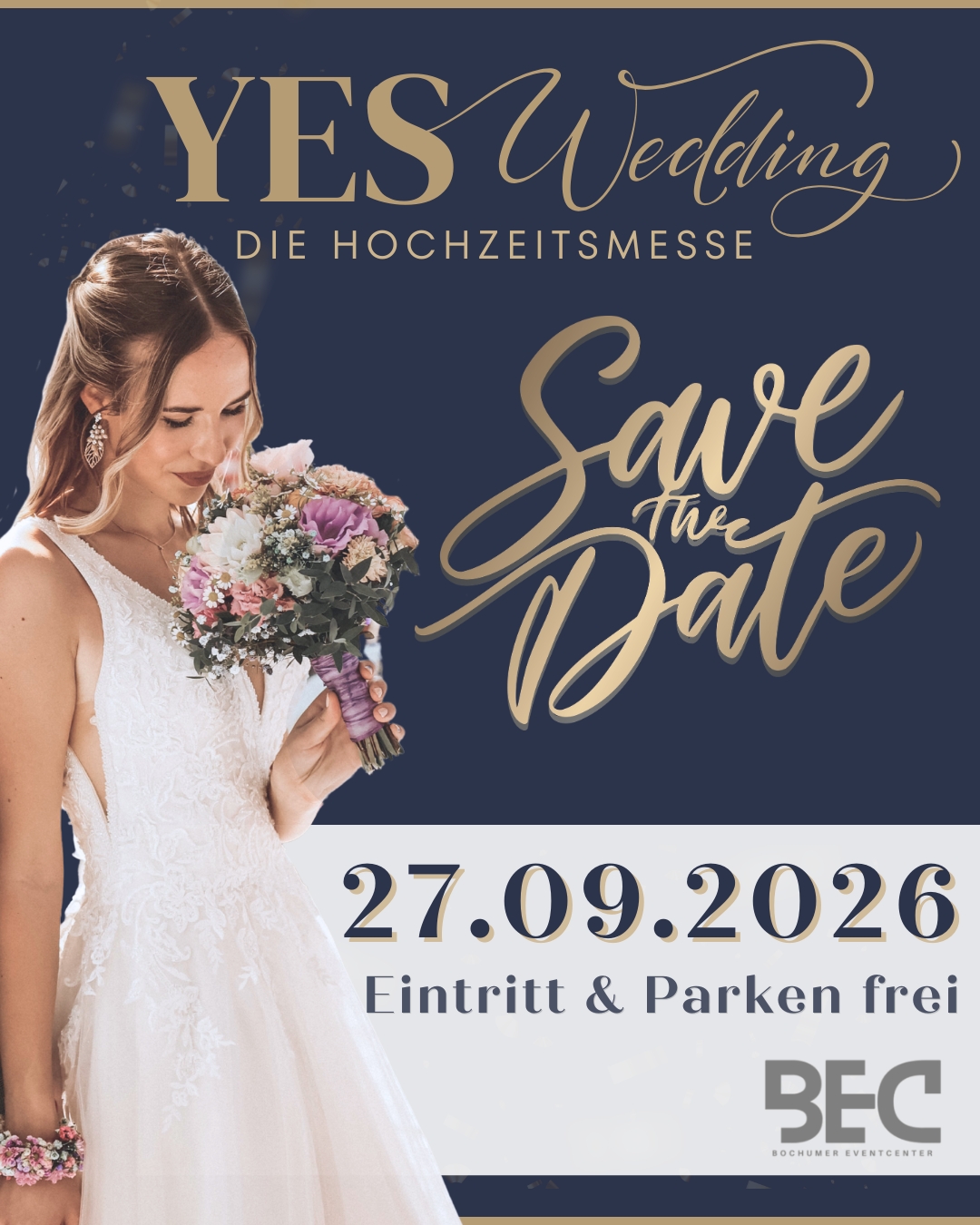 Bräute im RuhrgebietYES Wedding Hochzeitsmesse Bochum – Brautkleider und Hochzeitsinspiration im Ruhrgebiet